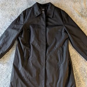Vintage Gap Black Trench Coat